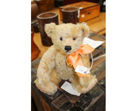 A Steiff limited edition Royal Wedding of Prince William and Catherine Middleton bear, number 4872, model no.662713, with vel