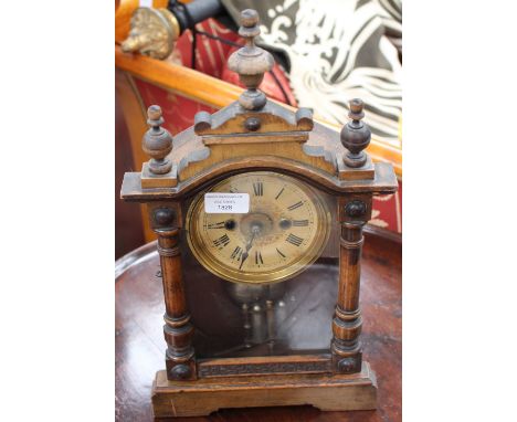 A Victorian bracket clock 