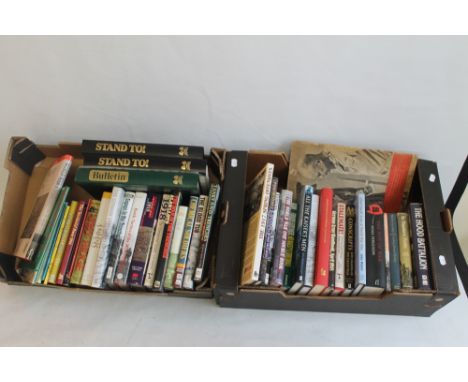 A COLLECTION OF BOOKS ON THE FIRST WORLD WAR (two boxes)
