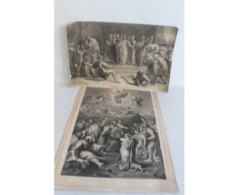 IGNAZIO PODIO - 'ET TRANSFIGURATIS EST ANTE EOS' an early 19th century religious engraving and T. Holloway engraving after Ra