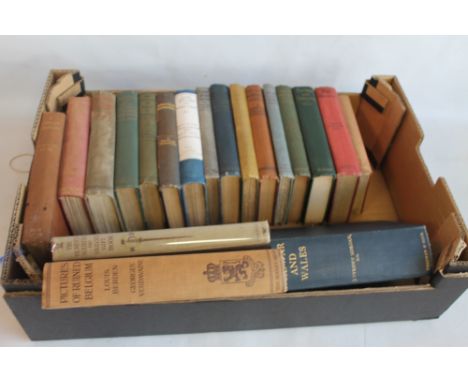 FIRST WORLD WAR BOOKS - a collection of books all published during the war (one tray)