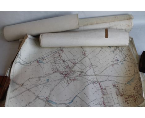 WOLVERHAMPTON AND THE BLACK COUNTRY 25" TO 1 MILE O. S. MAPS - 18 first editions 1880s, including the very limited issues wit