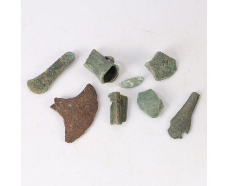 To include axe sections and a chisel section, (8).  *CR  All missing parts and found condition.