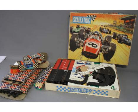 A Scalextric 31 racing car set with track and two cars, in original box