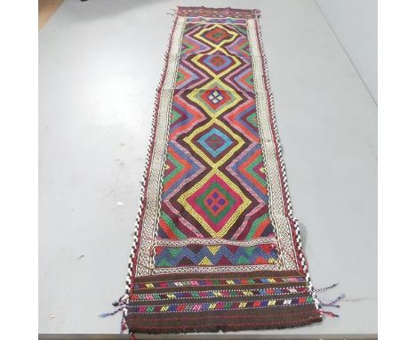 A Suzni runner. 291x70cm. 