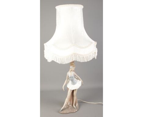 A Nao figural table lamp formed as a ballet dancer.  