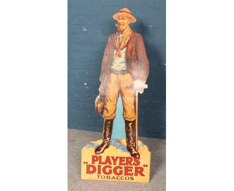 A vintage Player's Digger tobacco advertising display by Mardons. 136cm.  
