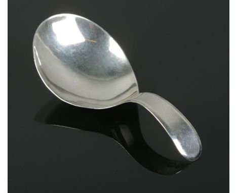 A George III silver caddy spoon. Assayed for 1811, by Josiah Snatt. Total weight: 5.63g  No assay town mark, but appears to b