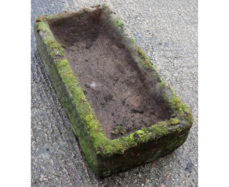 A large concrete trough. (89cm)  