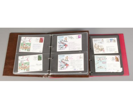 Two albums of many signed and limited edition RAF first day covers (approximately 116).  