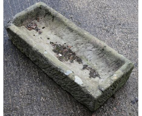 A large concrete trough. (98cm)  