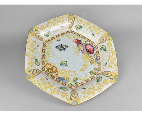 A Large Spode Sumatra Limited Edition Octagonal Dish, 292/1000, 35.5cm Diameter 