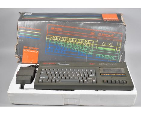 A Vintage Sinclair ZX Spectrum+2 in Original Box, Untested 