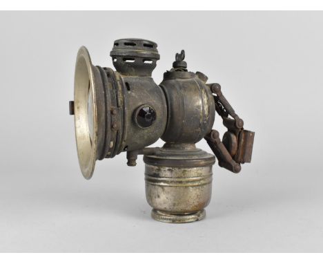 A Vintage Revenge Motorcycle Carbide Lamp 
