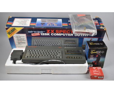 A Vintage Sinclair ZX Spectrum+2 128k Computer Outfit by Dixons, Does Not Include Software Pack, Untested 