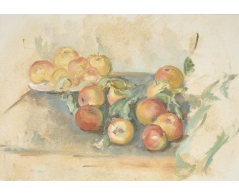 Stella Steyn,  Irish 1907-1987 -   Still life of apples, c.1937;   oil on canvas, with studio stamp on the reverse (partially