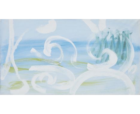 Kate Nicholson,  British 1929–2019 -   White Light, Lesbos, 1965;   oil on canvas, signed, titled and dated on the reverse 'K