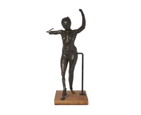 After Edgar Degas,&nbsp;French 1834-1917 -&nbsp;Danseuse s'avancant, les bras leves, la jambe droit en avant, cast in 1998;&n