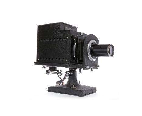 ENSIGN OPTISCOPE NO.6 ELECTRIC MAGIC LANTERNwith Aldis Uno Projection 10" lens, contained in a travel case,  32cm high; along