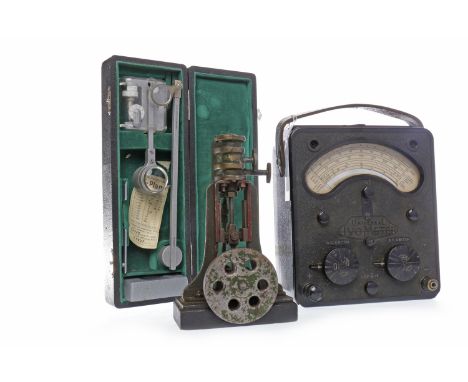 UNIVERSAL AVOMETER MODEL 7 MARK IIno. 69197-A-1256, with circuit diagram contained within battery compartment, 21cm high; alo