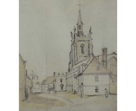 After John Constable, limited edition print - St Peter's Church, Sudbury from the south east, 1814-15, numbered 30 to Gainsbo