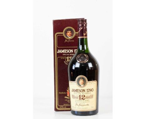 1 Bottle in Presentation Box Jamesons 1780 “Special Reserve” 1 Bottle in Presentation Box Jamesons 1780 “Special Reserve” Age