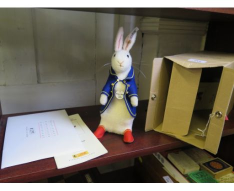 A Steiff Peter Rabbit replica 1904/05,  limited edition no 2824 of 3000 with certificate and box