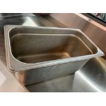 Lot de 16 Drop ins acier inox - sans couvercles