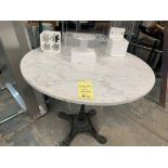 Table ronde Marbre - 37 " dia - belle base
