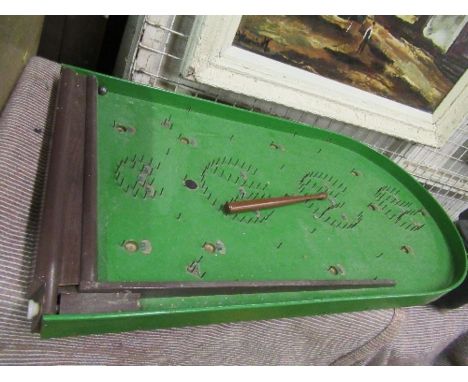 A Chad Valley style Bagetelle board
