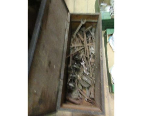 A tool box and contents