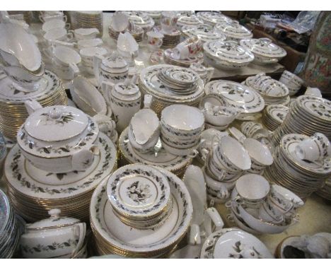 An extensive Royal Worcester Bernina part dinner, tea and coffee service