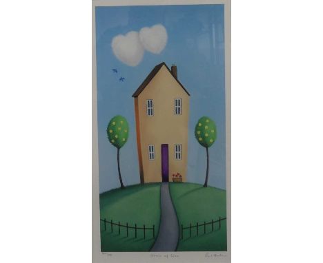 Paul Horton (b.1958) - House of Love, giclée colour print, signed, titled and numbered '456/495' in pencil to the lower margi