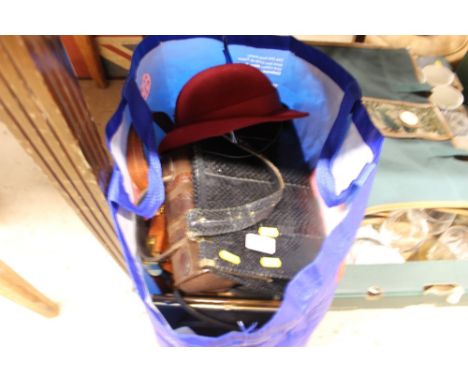 A collection of vintage handbags 