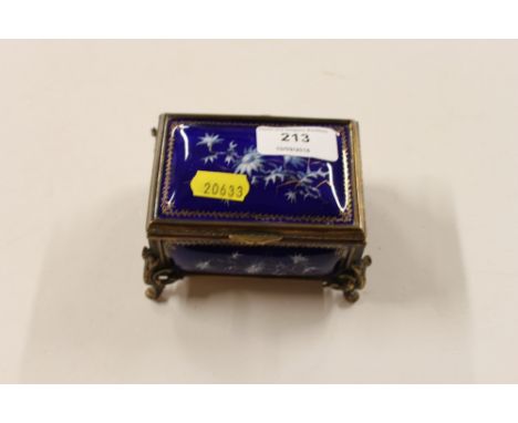 A 19th Century French trinket box 