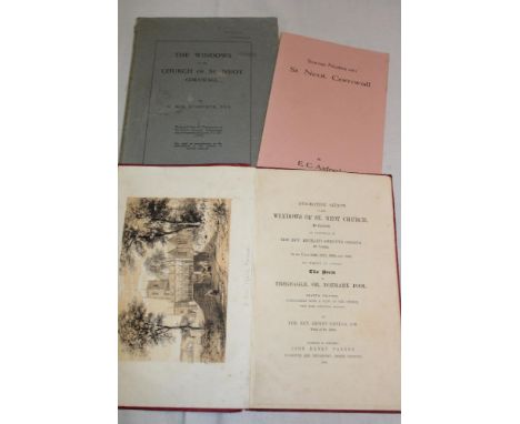 Grylls (Rev H) Descriptive sketch of the windows of St Neot Church in Cornwall, 1 vol 1854; some notes on St Neot Cornwall an