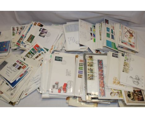 A box containing a large selection of GB first day covers, 1960's onwards