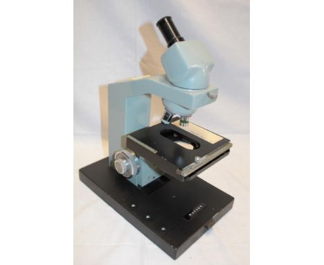 A monocular microscope by Watson on rectangular base