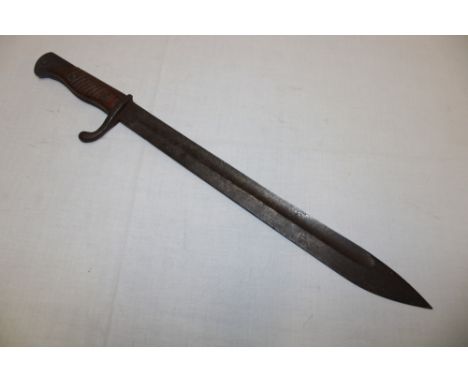 A First War German Mauser bayonet by Fichtel and Sachs, the hilt stamped "3FM"