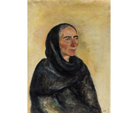 ALEXANDRA YAKUSHEVA (RUSSIAN 1900-1986)Portrait of Sara Mirzakharova, 1932oil on canvas80 x 64 cm (32 x 25 in.)initialed lowe
