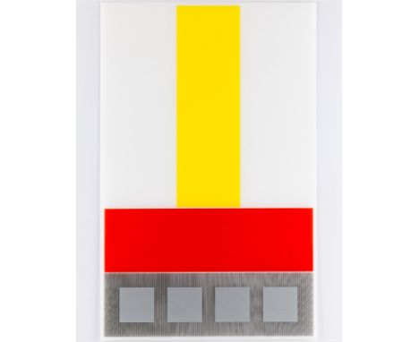 JESUS RAFAEL SOTO (VENEZUELAN 1923-2005)Screen Print C from the Jai-Alai Series, 1969screenprint on plexiglasimage: 60.5 x 38