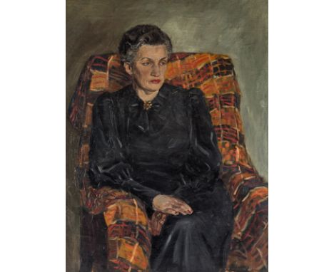 NIKOLAI ANTONOVICH MATSEDONSKY (RUSSIAN 1911-1981)Portrait of Nataliya Efron, Actress of the Kamerny Theatre, 1936oil on canv