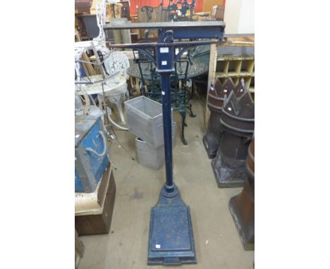 A set of vintage weighing scales by S. Mawson &amp; Sons, London 
