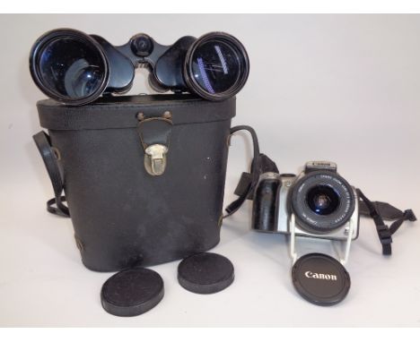 CANNON 300D DIGITAL CAMERA and a pair of boots chemist, Admiral 2 10 x 50mm binoculars in carry case