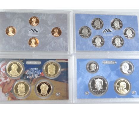 Various Royal Commemorative collectors and other coins, to include United States Mint Cent groups, GB proof set 1986, new £1 