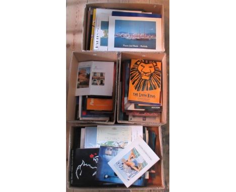 A large quantity of theatre and concert programmes, to include: Madam Butterfly, Celine Dion, Tina Turner World Tour '96, Riv