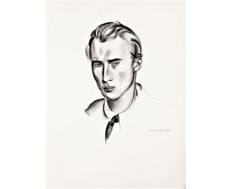 WYNDHAM LEWIS [1892-1957]. Desmond Harmsworth, 1932. lithograph, edition of 200, 186/200; printed in 1932. 38 x 28 cm - unfra