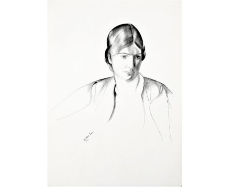 WYNDHAM LEWIS [1892-1957]. Naomi Michison , 1932. lithograph, edition of 200 [81/200]; printed in 1932.  38 x 28 cm - unframe