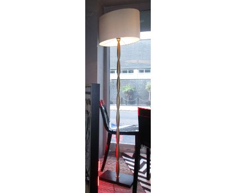 PORTA ROMANA STANDARD LAMP, with shade, 178cm H.