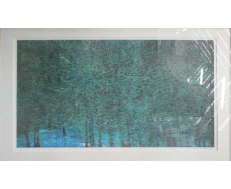 PARAMJIT SINGH (Indian, b. 1935), Untitled, lithograph in colours, signed in pencil and numbered 4/50, 64cm x 84cm, framed an